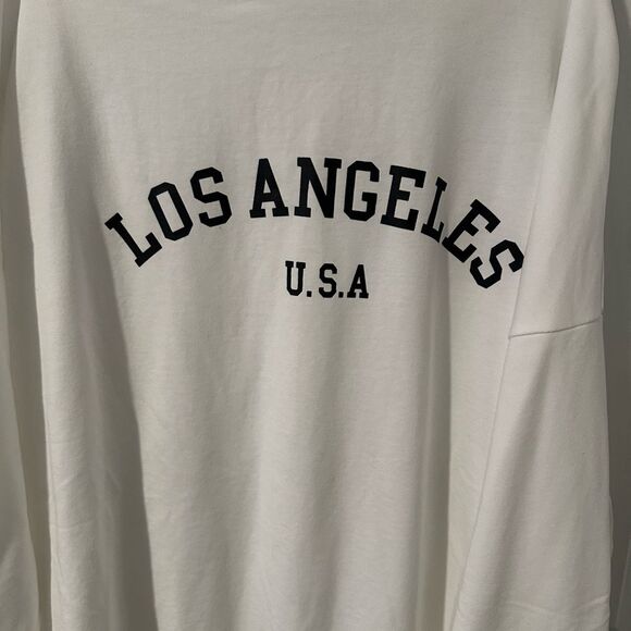 Cider NWT Los Angeles Light weight crew neck Sweatshirt - Large - Picture 2 of 5